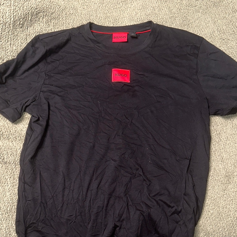 HUGO Dark Navy Men's T-Shirt